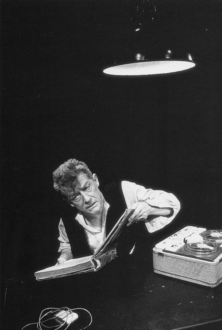 John Hurt, Krapps Last Tape, London 1999