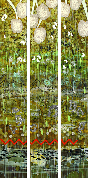 pond totem print pond totem print