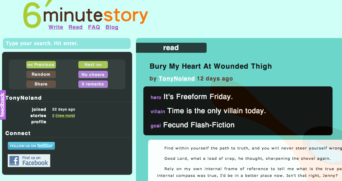 Six Minute Story