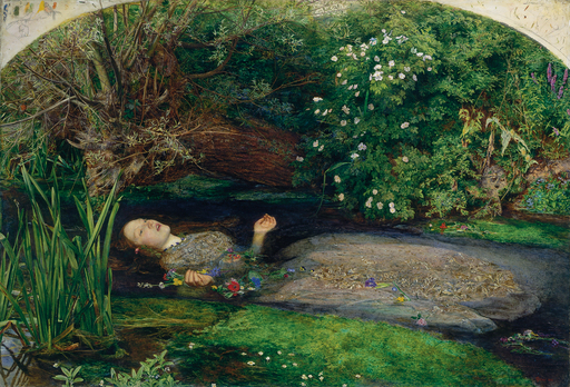 Sir John Everett Millais, Ophelia, 1852