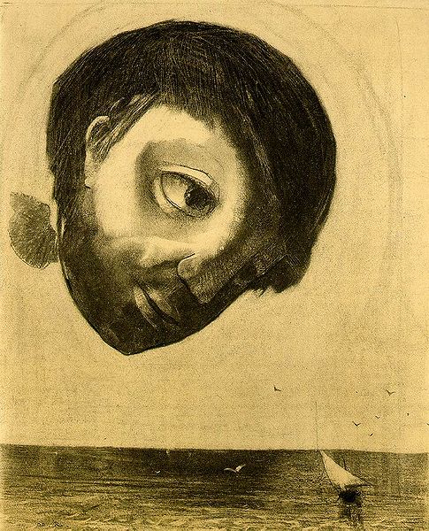 Odilon Redon, Guardian of the Waters, 1878