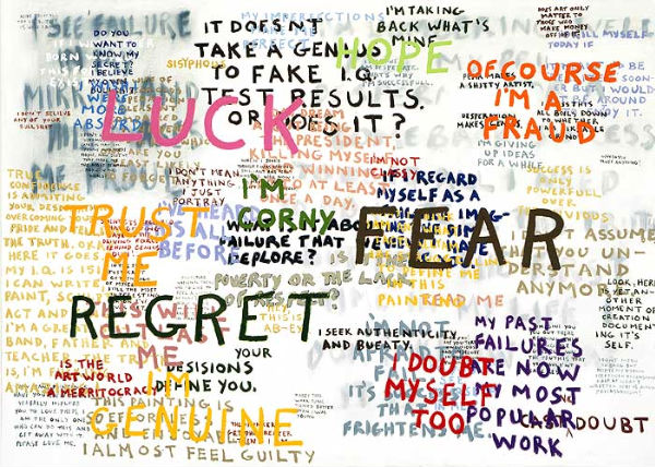 Luck, Fear, Regret 2003 Oil on Linen 56 x 78 inches