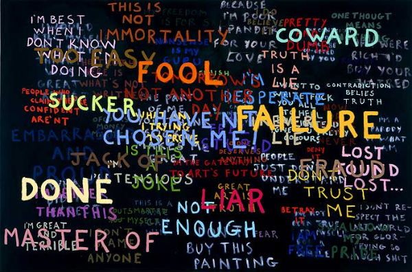 Sad Boor (2003) oil on linen 84 x 144 inches