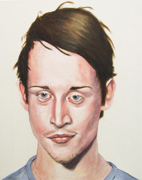Home Alone All Grown Up (2008) oil on linen 35 x 28 inches