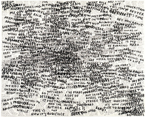 I'm Not Cool and I Know It 2005 oil on linen 53 x 65 inches