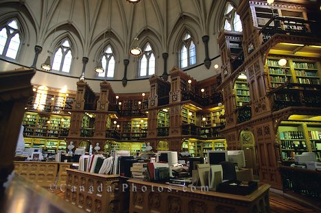 Parliament Building old Library, Ottawa, Ontario, Canada, North America