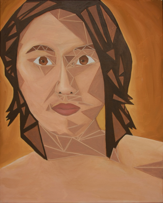 jamie martinez triangulism painting korean girl