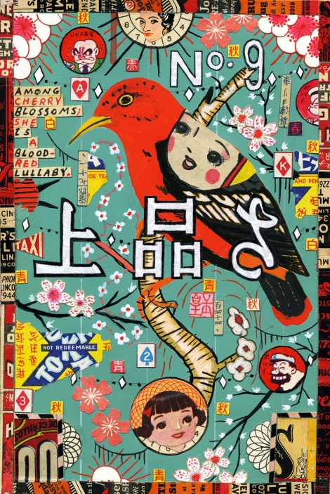 Tony Fitzpatrick, among cherry