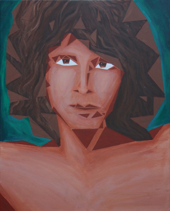jamie martinez triangulism painting "jm"