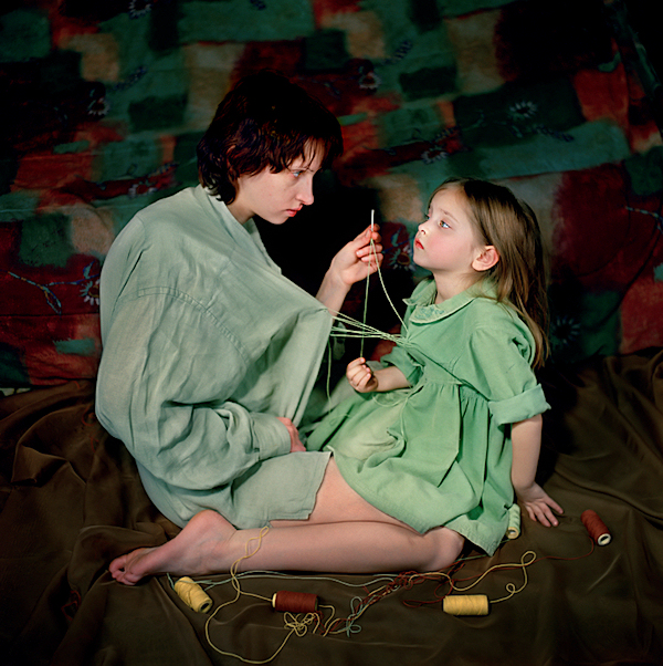 Viktoria Sorochinski, green stitchery