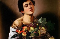Caravaggio, Boy_with_a_Basket_of_Fruit-Caravaggio_(1593)